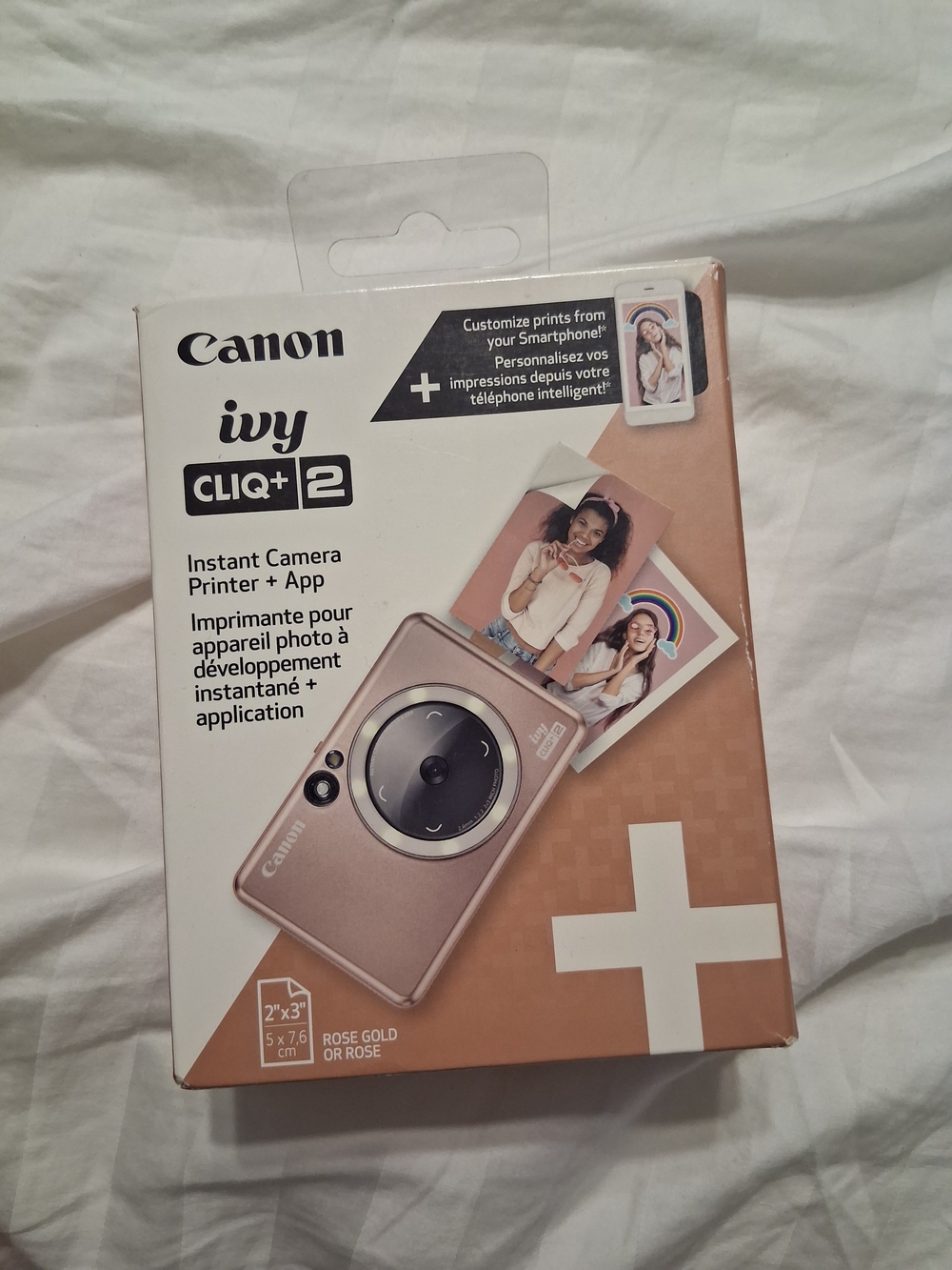 Canon Ivy CLIQ+2 Instant Camera Printer - Rose Gold